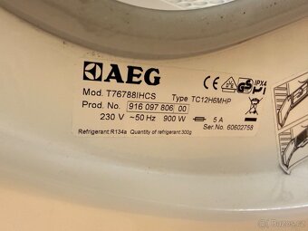 Sušička AEG T76788IHCS - netočí buben - 4