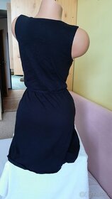 Černé dívčí šaty  152-158cm - 4