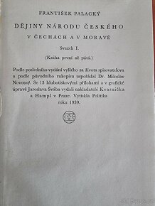 Dějiny národu českého v Čechách a na Moravě, d I. až VI. - 4