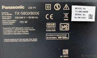 Prodám TV Panasonic TX-58GX800E - 4