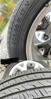Krásná alu kola Mazda s pneu letní 7mm 205/50/17 - 4