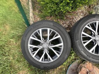 Originál alu kola Tulsa VW Tiguan 5x112 r17 + letní gumy - 4