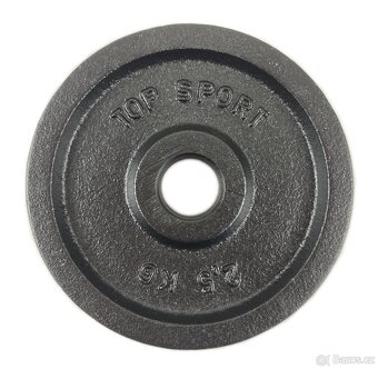 Nové litinové kotouče, závaží 26, 31, 51mm - ČESKÝ VÝROBEK - 4