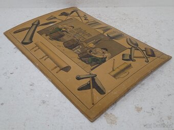 Klempíř - školní pomůcka 1856 - 36,5x26,5cm - 4