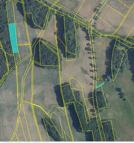 Větší soubor pozemků: Jenčice a Trnobrany. Okr. LTM, 1,6ha - 4