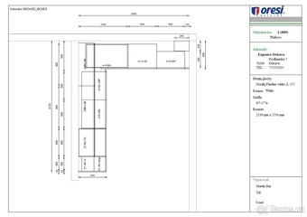 Expoziční kuchyňská linka Oresi, sleva 60% - 4