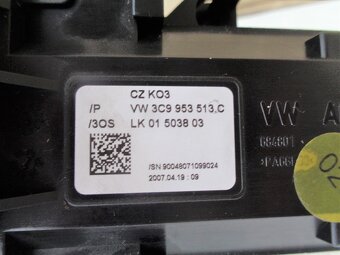 VW Passat B6 kompletní pod volantové páčky - 4