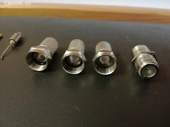 TV anténní zástrčky/zásuvky, koaxiální konektory - 4