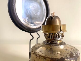 Petrolejová lampa petrolejka Ditmar, 115 let stará - 4