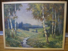 Bohumil Švanda 1897,Olej/Plátno,vídeňská škola,Český ráj - 4