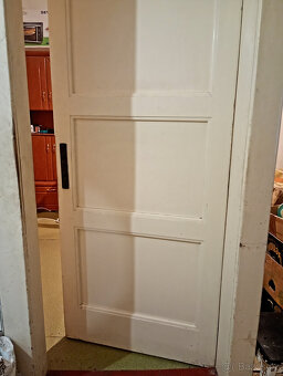 dřevěné dveře 89 x 200 cm - 4