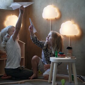 Nástěnná dětská lampa Ikea oblak - 4