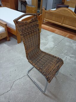 Prodám 4 x hezké pletené židle. - 4