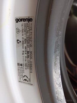 Pračka Gorenje WE62SDS – 6 kg, 1200 ot./min, SteamTech - 4