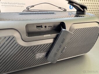 Nedis Boombox - přenosný reproduktor s osvětlením - 4
