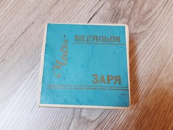 Hodinky ZARIA,krab.+z.list,USSR 1983- TOP stav - 4