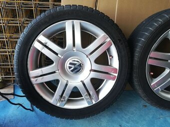 Alu kola WV 5X112r17 ET37 pneu zimni - 4
