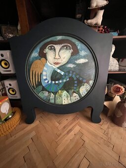 Staroźitna neobaroková postel 90x200cm - 4