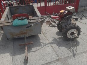 Prodám malotraktor Robi55 s vozikem a dalším příslušenstvím - 4
