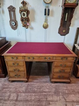 LUXUSNÍ STAROŽITNÝ PSACÍ STŮL - PROSTOROVÝ - 4