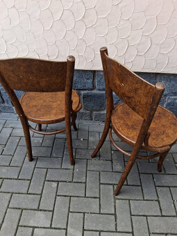 2ks Starožitné židle THONET - 4
