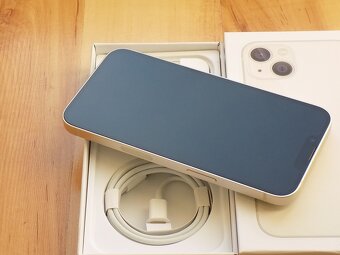APPLE iPhone 13 256GB White - ZÁRUKA - TOP STAV - 4