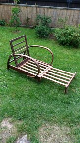 Polohovací křeslo- Halabala - 4