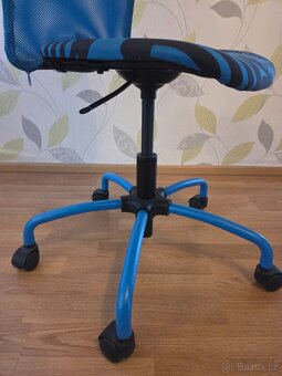 Kancelářská židle modrá - 4