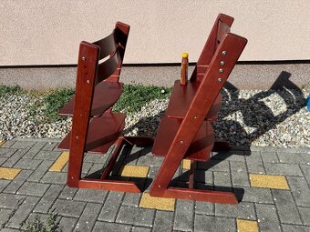 Rostoucí židle JITRO (2ks) - ořech - 4