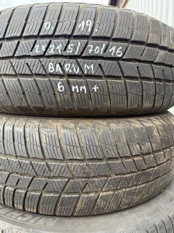 2x zimní pneu r16 215/70/16 - 4