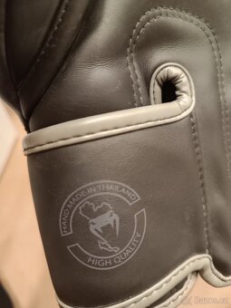 Pánské boxerské rukavice, Venum Elite šedé 14oc - 4