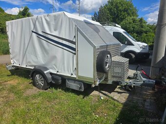 Přepravní přívěs, sklopný vozík na auto,motocykl,čtyřkolku - 4