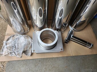 Komín nerezový izolovaný průměr 150mm NOVÝ, 4M - 4