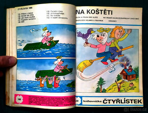 KNIHA 10 x ČTYŘLÍSTEK od č. 140 do č. 149 z r. 1986-1987 - 4