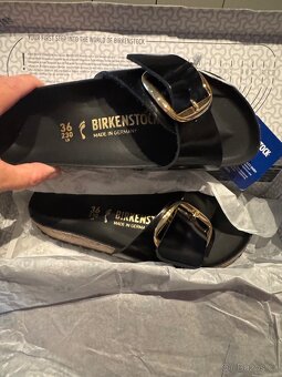 Birkenstock černé 36 pantofle sandály - 4