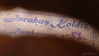 Satré české housle z 19-ho stoleti dle Jacobus Koldiz - 4