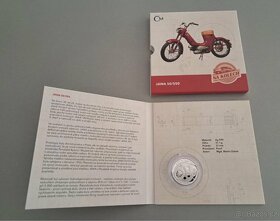 Stříbrná mince Na kolech - Jawa 50 proof (2022) - 4