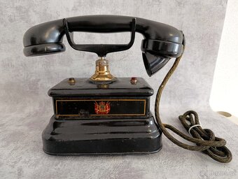 Velmi starý dánský telefon Jydsk z pošty z Kodaně - 4