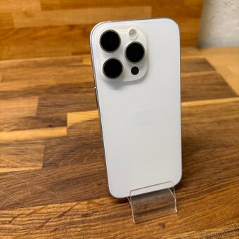 IPhone 16 Pro 256GB, bílý Titan, eSIM (rok záruka) - 4