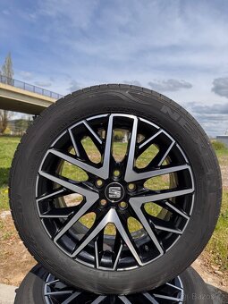 Alu kola 5x100 jako nové (SEAT, ŠKODA,VW) SLEVA - 4