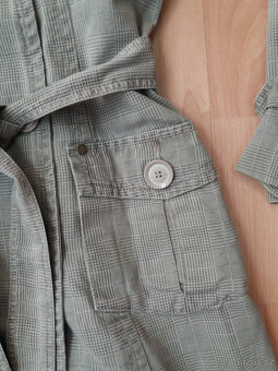 KABÁTEK DÁMSKÝ S PÁSKEM - 4