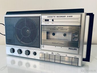 Kazetový magnetofon Philips D6410, rok 1983 - 4