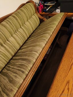 rohová rustikální kuchyňská sedačka - 4