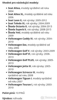 Páčka tempomatu VW a Seat - 4