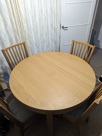 Židle Ton, Stůl Ikea - 4