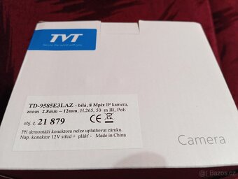 Zoomovací otočná kamera TVT-TD-9585E3LAZ (2,8-12mm)- 8Mpix - 4