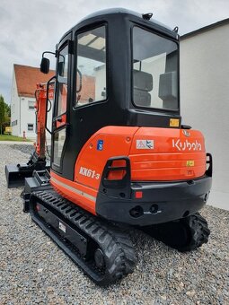 Prodám špičkový minibagr •Kubota•KX61-3•+3x lžíce/1226MTH - 4