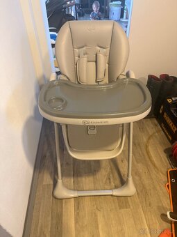 Jídelní židlička Kinderkraft Yummy grey - 4
