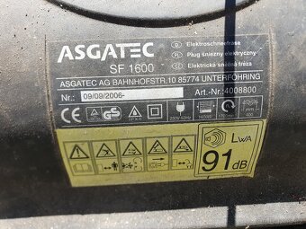 Sněžná fréza ASGATEC - 4