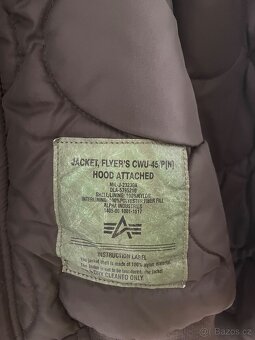 Alpha Infustries 45P HOODED REP GREY 3XL - 4